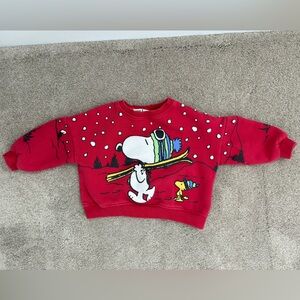 Zara Snoopy sweatshirt 3/4T